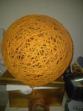 abat jour orange