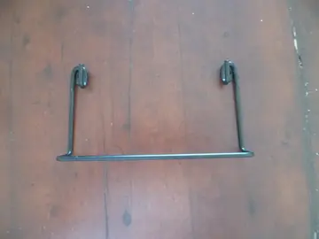 Patère métallique noire 8 cm