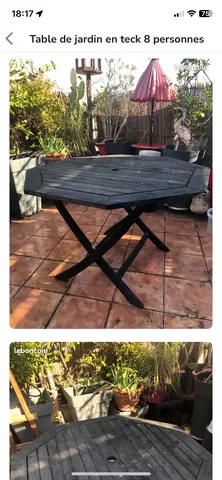 table en teck