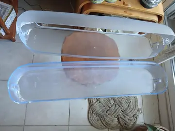 2 accessoires de porte de réfrigérateur -50 cm de long