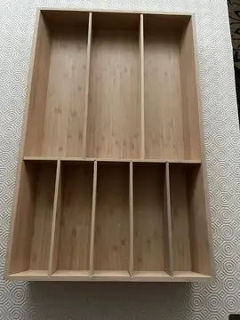 Range couverts en bois