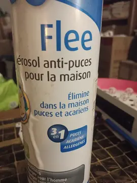 Aerosol anti-puces chiens chats sans pesticides