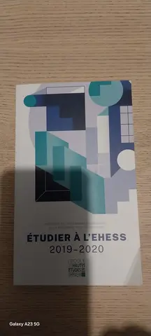 étudier à l' EHESS édition 2019-2020