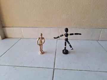 modèles humains en bois pour dessin