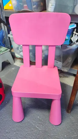 chaise enfant rose