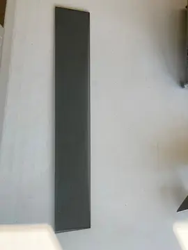 plaque en verre fumé 50X8 pour étagère sous miroir SDB