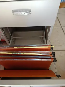 caisson de bureau pour dossier suspendu