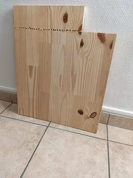 chute de bois à redécouper, bois massif pin
