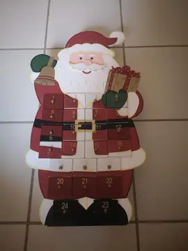 Calendrier de l'avent en bois