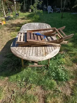 table Jardin a retaper