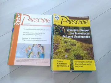 Lots de magazines Prescrire
