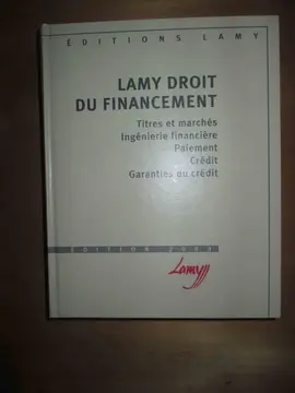 Livre Lamy droit