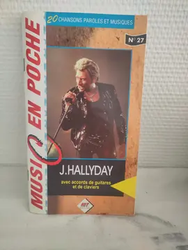 livret musique guitare Johnny Hallyday