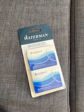 cartouche d'encre Waterman bleu