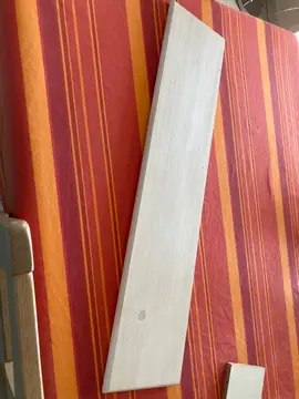 Étagère bois clair 90X20