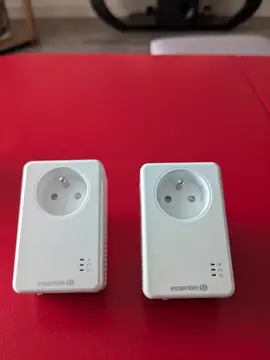2 prises CPL 500mbps
