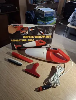 Aspirateur de voiture vintage