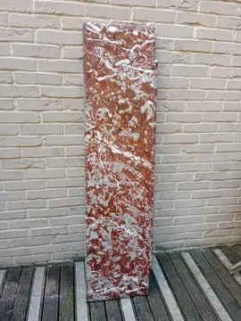 Dessus de cheminée en marbre tricolore