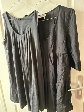 lot de 2 robes noires