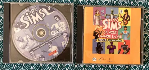 CD-ROM jeu vidéo Les Sims