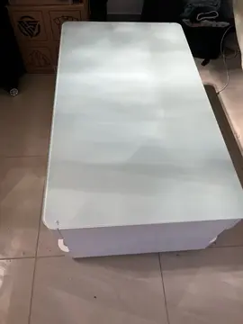table basse blanc laqué