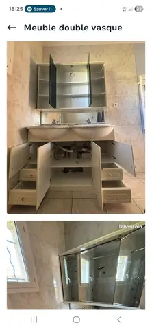 meuble double vasque