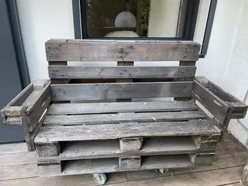 canapée en palette