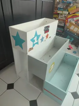 Étagère pyramide enfant 3 compartiments