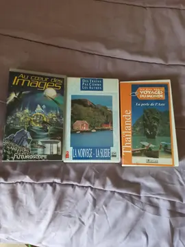 cassettes vidéo de voyage