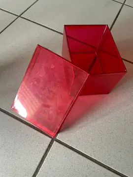 boîte plastique fin