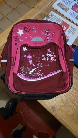 sac a dos d'école fille