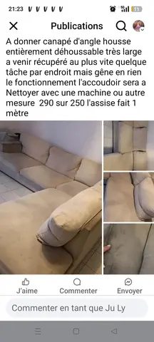 canapé d'angle