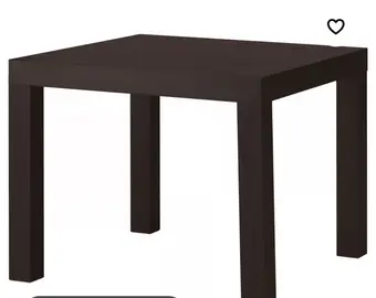 Table basse noire IKEA (Lack)