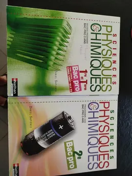 lot livre physique chimie