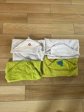 lot capes de bain bébé