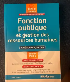 fonction publique et gestion des ressources humaines