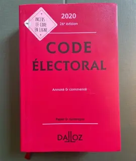 code électoral 2020