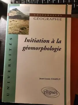 Livres géographie / géomorphologie