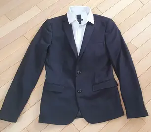 veste de costume noir T44 ou XS