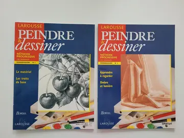 Lot 2 livrets "Peindre et dessiner" N°1 et 2