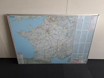 Carte cadre métallique Michelin