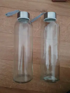 2 gourdes en verre