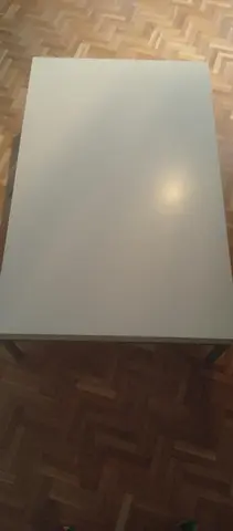 Table basse blanche 100 cm de longueur