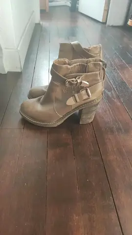 bottines marron