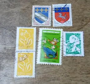 timbres France lot 6