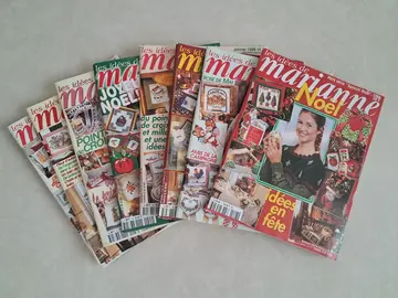 lot magazines point de croix