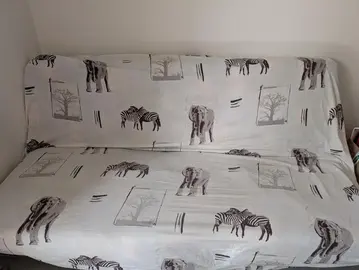 canapé clic clac avec 3 housses