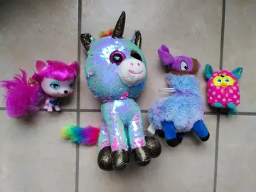 lot 4 peluches
