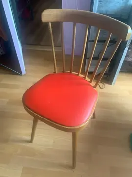chaise en bois ( bistrot ) vintage
