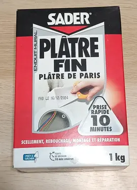 plâtre fin 1kg